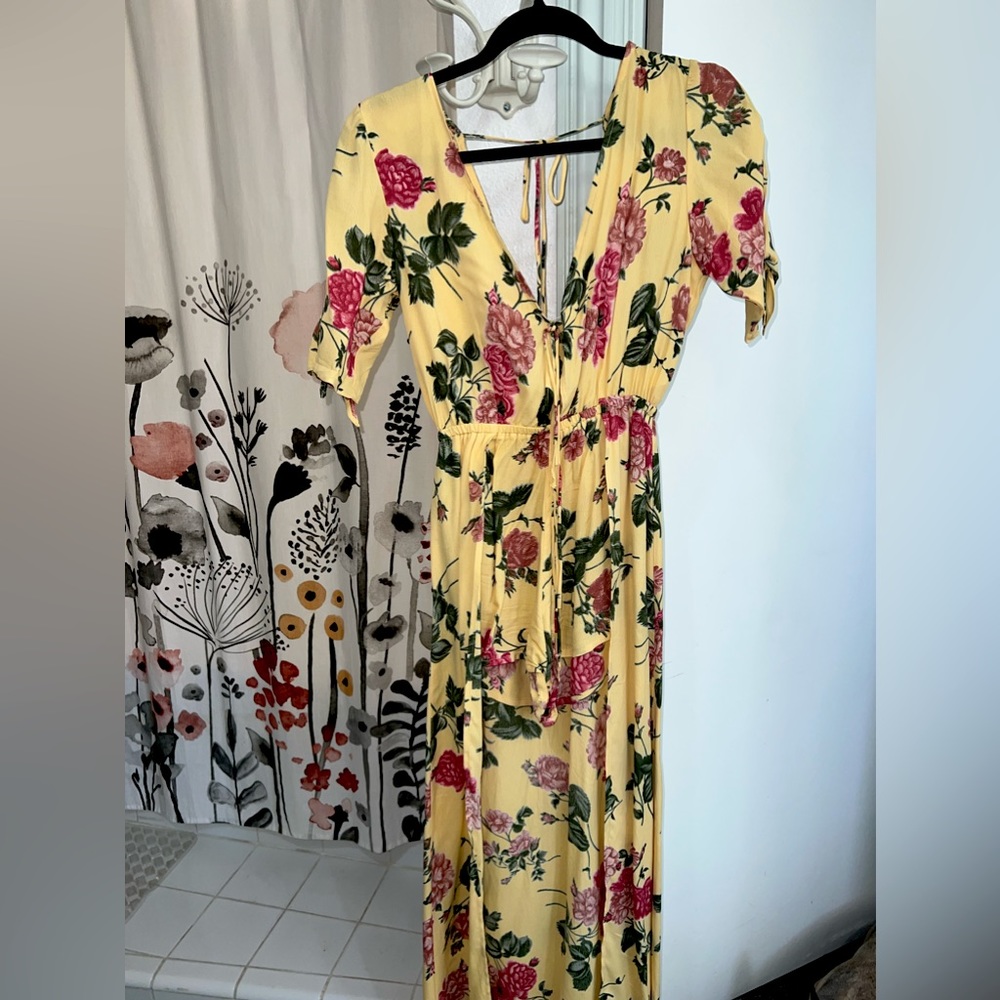 High to Low floral dress